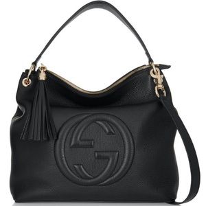 Gucci Soho Leather Tote Bag In Large